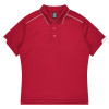Hamilton Mens Polos Red White